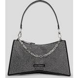 Karl Lagerfeld Väskor Karl Lagerfeld K/seven Element Rhinestone Shoulder Bag, Woman, Black, Size: One size One size