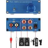 Fosi Audio Fosi Audio V1.0B 2 kanalförstärkare stereoljud förstärkare mini Hi-Fi-klass D integrerad TPA3116 Amp för hemhögtalare 50 W x 2 med 19 V 4,74 A strömförsörjning