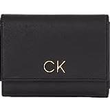 Calvin Klein Tryckknapp Plånböcker & Nyckelhållare Calvin Klein Dam RE-Lock Trifold MD plånböcker, Ck storlek, Ck