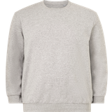 Jack & Jones Herr - Sweatshirts Tröjor Jack & Jones Plus Enfärgat Sweatshirt Grå EU8XL US6XL