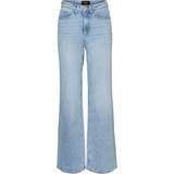 Dam - Skinnjackor Jeans Vero Moda Tessa High Waist Jeans - Blue/Light Blue Denim