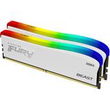 Belysning - Vita RAM minnen Kingston Fury Beast RGB Special Edition DDR4 3200MHz 2x8GB (KF432C16BWAK2/16)