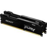 16 GB - DDR3 RAM minnen Kingston Fury Beast Black DDR3 1600MHz 2x8GB (KF316C10BBK2/16)