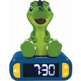 Blåa Väckarklockor Lexibook Dinosaur Nightlight Alarm Clock, Snooze