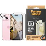 Mobiltillbehör PanzerGlass 3-in-1 Protection Pack for iPhone 15
