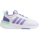 adidas Kid's Racer TR21 Running Shoes - White/Purple Fusion/Pulse Mint