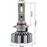 Teknikproffset LED-lampor Teknikproffset LED-konvertering G9 9006 30W 6000LM