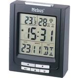 Datumvisare Väckarklockor Mebus Radiostyrd väckarklocka med kalender och termometer