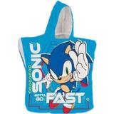 Polyester Babyhanddukar Sega Sonic The Hedgehog badponcho mikrofiber
