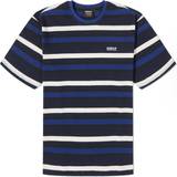 Barbour Herr - Svarta T-shirts & Linnen Barbour Barbour International Gaupe Stripe T Shirt Navy