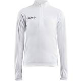 Craft Sportswear Flickor Överdelar Craft Sportswear Kid's Halfzip Sweatshirt - White