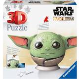 Star Wars 3D-pussel Ravensburger 3D Puzzle Star Wars Stitch Mandalorian Grogu 72 Pieces