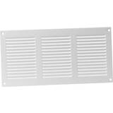 Takplåt Europlast White 12x6" inch Metal Air Vent Grille Cover Insect Mesh - Ventilation Cover