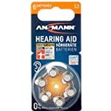 Ansmann Batterier - Hörapparatsbatteri Batterier & Laddbart Ansmann Hearing Aid-batterier, 6-pack