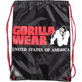Ryggsäckar Gorilla Wear Drawstring Bag Gympapåse Svart/Röd