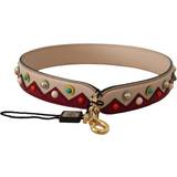 Dolce & Gabbana Beige Handväskor Dolce & Gabbana Handbag Accessory Leather Shoulder Strap - Beige