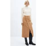 Manchester Kjolar Mango Danitap Corduroy Skirt - Medium Brown