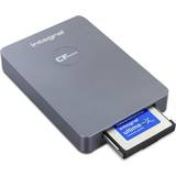 Integral CFExpress USB 3.0 och USB typ C minneskortläsare adapter – designad för snabb lossning av stora volymer RAW 8K/4K-videor och foton, Plug & Play och Windows & Mac-kompatibel