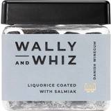 Wally and Whiz Matvaror Wally and Whiz Liquorice Coated with Salmiak 140g