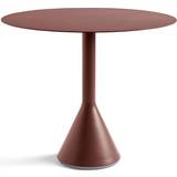 Röda Cafébord Utemöbler Hay Palissade Cone Ø90cm