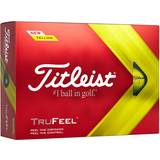 Gula Golfbollar Titleist TruFeel 12-pack