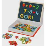 Goki Magnetiska symboler Goki 58420 magnetiskt spel liten skola 20 x 26,5 x 5 cm, 122 delar, magnetisk