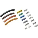 Gula Mikrofoner TRU Components ECMKP-2 Pre-printed cable marker Imprint 0 9, A, E, L, N, R, S, T, Outside diameter range 2 up to 5 mm 545010