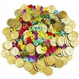 Pirater - Plastleksaker Figurer Joyin Pirate Treasure Coins 288-Piece Set Party Favors