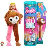 Barbies - Djur Dockor & Dockhus Barbie Cutie Reveal Chelsea Doll & Accessories Jungle Series Monkey