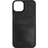 Krusell Bruna Mobilfodral Krusell Leather CardCover for iPhone 14 Plus