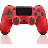 PlayStation 4 - Röda Spelkontroller Import Handkontroll kompatibel med Playstation 4, Röd