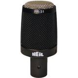 Heil Sound Dynamisk Mikrofoner Heil Sound PR31 Black Short Body Microphone for Tom