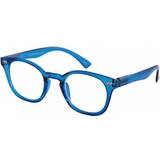 Blåa - rektangulära Läsglasögon LOLLIPOP, blå 1,50 dpt. med fjäderteknik, tjocklek: 1,50 dpt. finns i fler färger/stärkelser