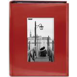 Pioneer Hobbymaterial Pioneer Sydd ram fotoalbum 7 tum x 9 tum 200 fickor-röd