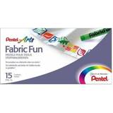 Pentel Fabric Fun Pastel Dye Sticks 15-pack