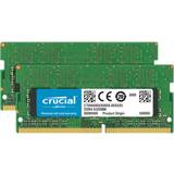 16 GB - SO-DIMM DDR4 RAM minnen Crucial SO-DIMM DDR4 2400MHz 2x16GB (CT2K16G4SFD824A)