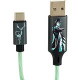 Kablar Harry Potter Patronus Light-Up USB-A to USB-C Cable Svart/grön