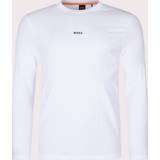 Hugo Boss Herr - Orange T-shirts HUGO BOSS Mens Long Sleeve TChark T-Shirt Colour: White