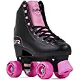 SFR Skates Figur rullskridskor för barn, unisex, tonåringar, svart/rosa