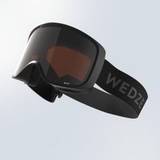 Skidglasögon Wedze Kids’ And Adults’ Skiing And Snowboarding Fine Weather Goggles S3 Black