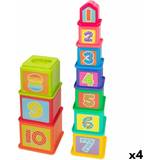 Playgo Rolleksaker Playgo Staplingsbara block 4 antal 10,2 x 50,8 x 10,2 cm