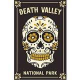 Granatäpple Bakning Supernatural Valley National Park California Day of the Dead Sugar Skull Press 16x24