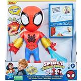 Hasbro Leksaksfordon Hasbro Marvel Spidey and His Amazing Friends Electronic Suit Up Spidey, 10-Inch Action Figure, Preschool Toys for Kids Ages 3 and Up