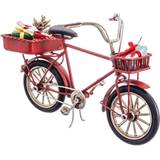 BigBuy Christmas Bicycle Red Julgranspynt