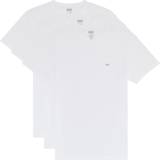 Diesel Herr T-shirts Diesel Men's Crew Neck T-shirt 3-pack - White