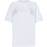 Burberry Dam T-shirts Burberry Lace Logo Cotton Oversized T-shirt