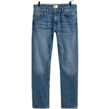 Gant Herr Jeans Gant Regular Fit Jeans - Mid Blue Worn In