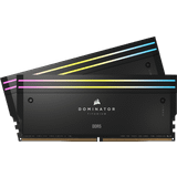 64 GB - DDR5 RAM minnen Corsair Dominator Titanium RGB Black DDR5 6000MHz 2x32GB (CMP64GX5M2B6000C30)
