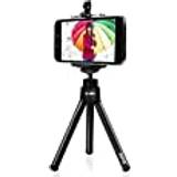 SBS Kamerastativ SBS lättviktigt stativ för smartphones, 360° rotation, 90° lutning, 16 cm förlängbar, gummiben, idealisk för foton, Selfies och streaming