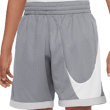 Nike Older Kid's Dri-FIT Basketball Shorts - Smoke Grey/Light Smoke Grey/White